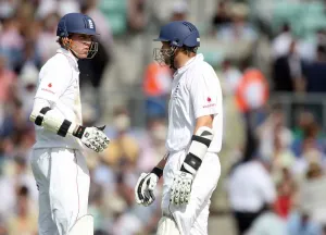 Stevie Harmison und Stuart Broad