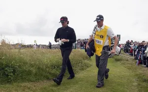 Bubba Watson und sein Caddie