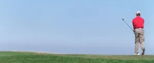 Golfspieler Rückblick