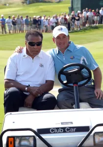 Graeme McDowell und Muhammad Ali