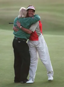 John Daly und Caddie
