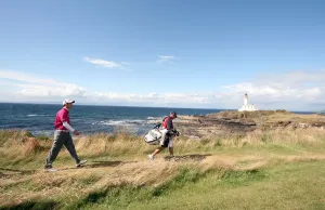 Ross Fischer am 9ten Loch