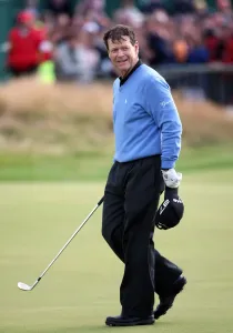 Tom Watson Golf Drucke: Tom Watson On 18th