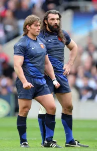 Sechs Nationen Drucke: Dimitri Szarzewski und Sebastien Chabal