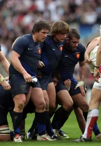 France Rugby Team Drucke: Marconnet, Szarzewski & Faure