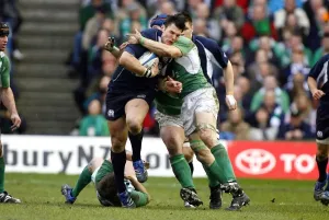 Murrayfield Stadium Edinburgh Drucke: Rob Dewey & Simon Easterby