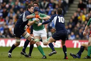 Murrayfield Stadium Photos Drucke: Simon Easterby & Scott Murphy