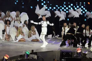 Eric Idle bei der Abschlussfeier der Olympischen Spiele 2012 in London