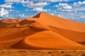 Namibia Drucke: Wüsten Sandhügel