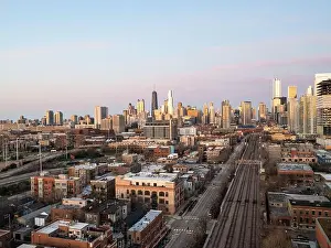 Luftbild des West Loop