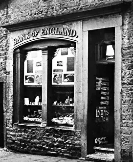 Banco von England Geschäft in Burnley im Landkreis Lancaster Ende der 1890er Jahre
