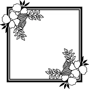 Schöne Blumenrandgestaltungsvorlagerahmen mit vielfältigen Grußkartenentwürfen in Vektorillustration