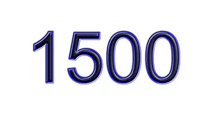 Blau, Farbe 1500, Effekt in der Drittschicht mit weißem Hintergrund