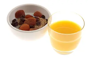 Frühstücks-Cereal mit Frucht.