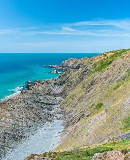 Kanter Strand und Klippen aus der Luft