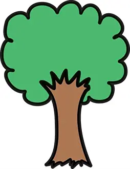 Kleine Baum-Zeichnung-Symbol