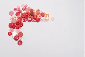 Verschiedene Schaltflächen auf einem weißen Hintergrund. Kopierbereich.