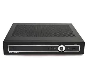 DVD-Recorder isoliert auf weißem Hintergrund.