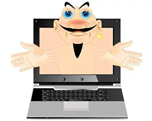 Zauberer-Computer-Genie