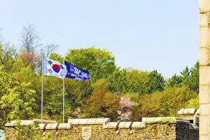 Das Wappen der Yonsei-Universität.