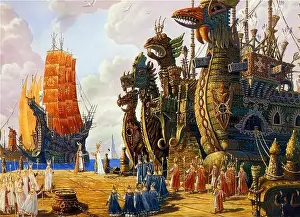 Bilder Datiert 26. Dezember 2024: Die Flotte der Hyperboreer. Museum: PRIVATE SAMMLUNG. Autor: Ivanov, Vsevolod Borisovich