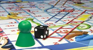 Spiel - Schlangen und Läufer