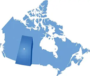 Illustration, Kanada, Hauptstadt, ziehen, Land, Staat, Ontario, Ort/Lage
