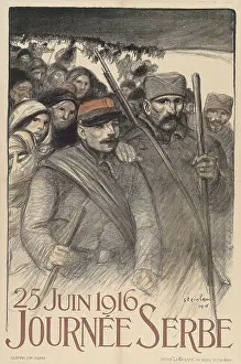 Journée Serbe von Théophile Alexandre Steinlen vom 25. Juni