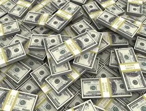 Gerahmter Druck : Große Menge Geld Gerahmter Druck : Große Menge Geld