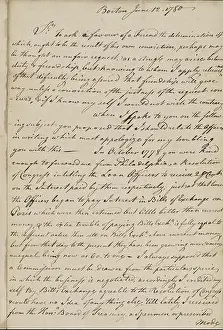 Gerahmter Druck : Buchstaben von Nathaniel Appleton, Text, Korrespondenz, 1780. Gerahmter Druck : Buchstaben von Nathaniel Appleton, Text, Korrespondenz, 1780.