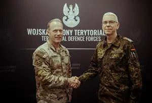 Gerahmter Druck : Generalleutnant John S. Kolasheski, Kommandierender General der V. Korps Gerahmter Druck : Generalleutnant John S. Kolasheski, Kommandierender General der V. Korps