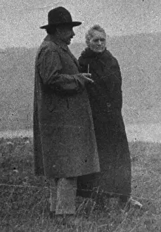Marie Curie und Albert Einstein