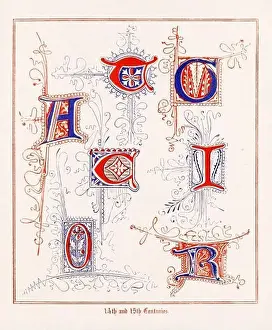 Mittelalterliche Buchstabenanfangschriften