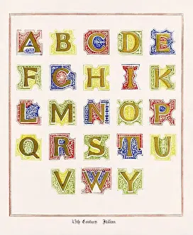 Mittelalterliche Buchstabenanfangschriften