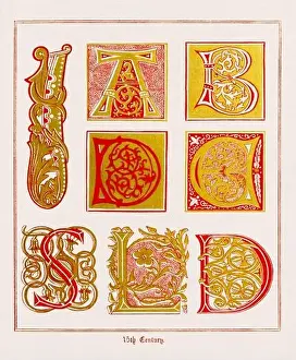 Mittelalterliche Buchstabenanfangschriften