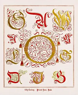 Mittelalterliche Buchstabenanfangschriften
