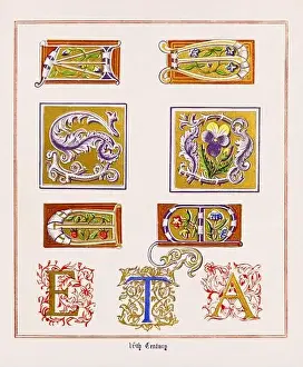 Mittelalterliche Buchstabenanfangschriften