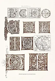 Mittelalterliche Buchstabenanfangschriften