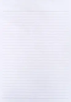 Notizbuchpapier-Textur eingedeckt Seitenmustervorlage Blatt mit Linien