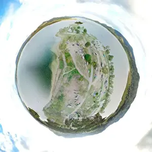 Blick auf den Planetoiden von Kirkleigh