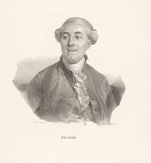 Drucke von Porträt von Jacques Necker, Necker (Titel auf Objekt), Berühmtheiten der Französischen Revolution und des Kaiserreichs (Serie-Titel), Druckgrafiker: Henri Grévedon Porträts Der Französischen Revolution Drucke: Porträt von Jacques Necker, Necker (Titel auf Gegenstand)