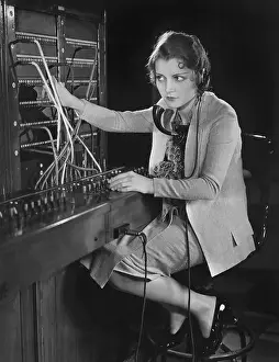Bilder Datiert 1. Dezember 2024: Porträt des Telefonisten