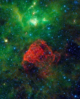 Gerahmter Druck : Puppis-A-Explosion einer Supernovae Gerahmter Druck : Puppis-A-Explosion einer Supernovae