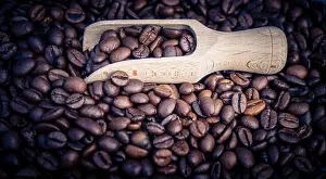 Gebrannte Kaffeebohnen