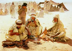 Bilder Datiert 18. Februar 2024: Sheard Thomas - der arabischer Schmied.