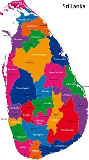 Sri Lanka Karte