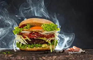 Pfannengericht Hamburger Käse