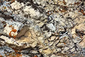 Die Textur des Steins auf der Nähe mit Adern.