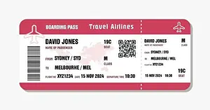 Ein Ticket nach Melbourne in Australien