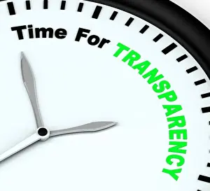 Zeit Für Transparenz - Botschaft zeigt Ethik und Fairness.